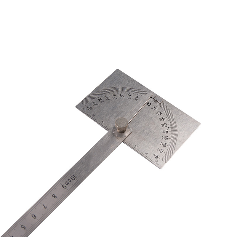High visibility Stainlee steel protractor