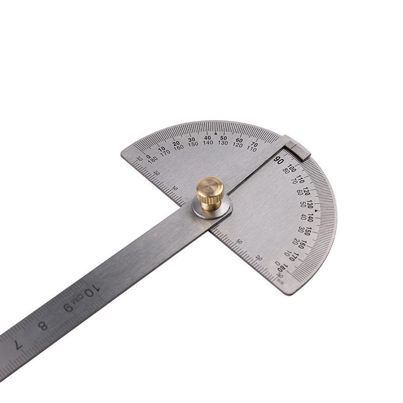 High visibility Stainlee steel protractor