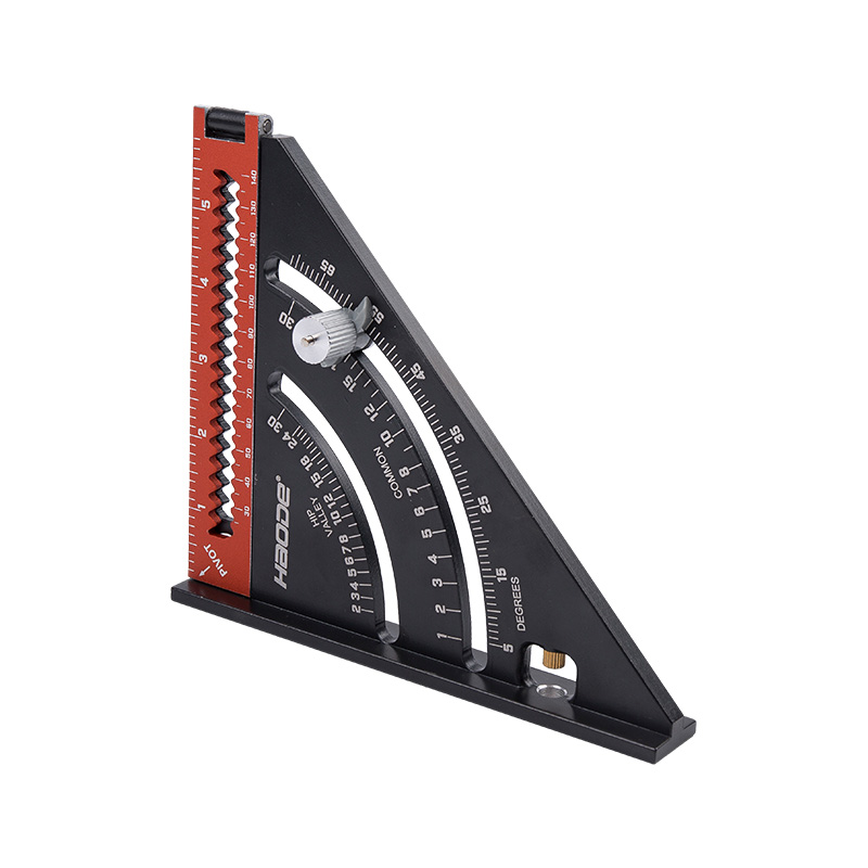 How can you check the accuracy and squareness of a rafter square to ensure precise measurements?