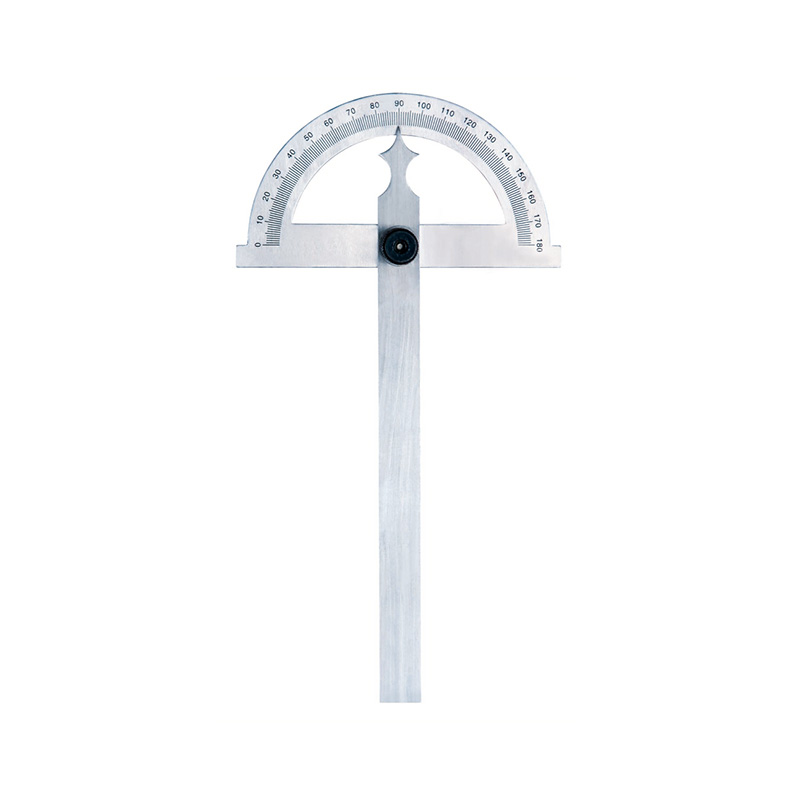 Stainlee steel protractor