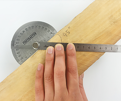 Round Head Protractor